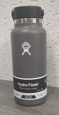 Hydro Flask Wide Mouth Flex Cap Bottle - Stone - 32 Oz • $24.99