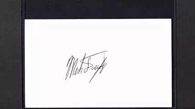 Index Card Signed Ip Auto Mark Fidrych Detroit Tigers Great • $15