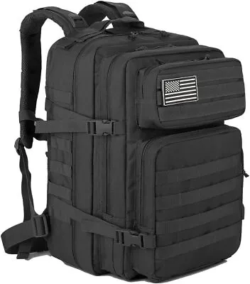 45L Military Tactical Backpack Large Army 3 Day Assault Pack Molle Bag Rucksack • $35.98