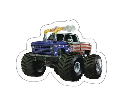 Monster Truck Sticker • $2.90