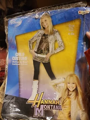 Hannah Montana Child 4-6x Rockstar Costume • $12.99