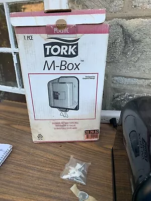 New Tork M-Box Hand Towel Roll Dispenser Plastic Wall Mount With Keys • $44.95