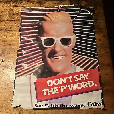 Max Headroom Coke Poster • $15