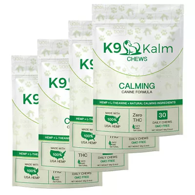 K9Kalm Hemp Oil Supplement For Dogs 120 Soft Chews • $138