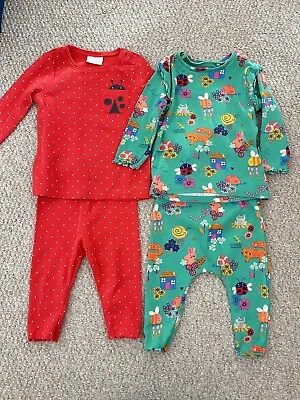 Baby Girls 3-6 Months NEXT Trouser Sets Outfit Ladybird Flower Animals Spots GC • £9.99