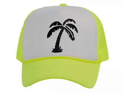 Men's Palm Tree Cap Snapback Trucker Hat • $13.95