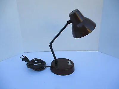 Adjustable Arm Metal Desktop Lamp Vintage Classic #E72474 Brown • $19.99