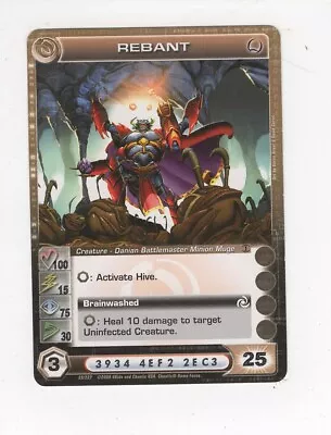 Chaotic Creature Card Danian Rebant Min Energy • $1.25