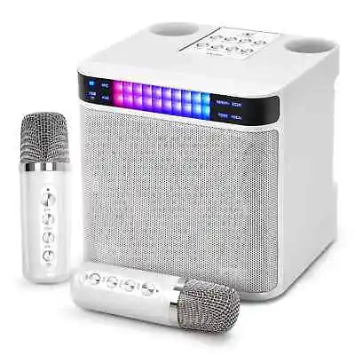 Karaoke Machine With 2 Mic Portable PA Speaker System Wireless Microphone K Sing • $73