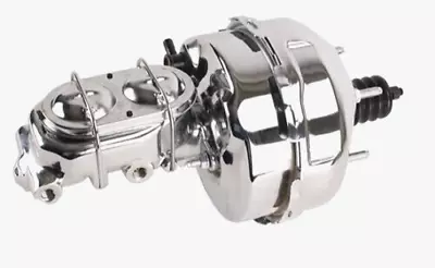 $187.87 • Buy 1968 - 1982 Corvette Chrome Power Brake Booster & Master Cylinder