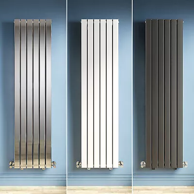 Vertical Radiator 1800 1600 Flat Panel Bathroom Central Heating Tall Upright Rad • £74.99