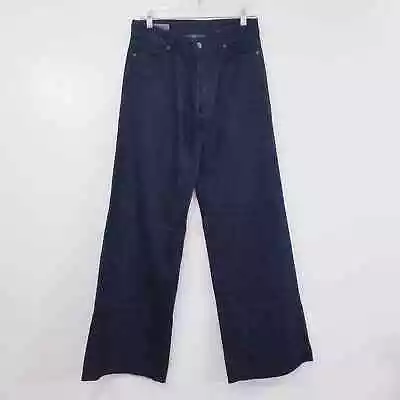 Citizen Of Humanity Garbo Pallazo Pants Wide Leg Jeans Women Size 27 Dark Wash • £48.19