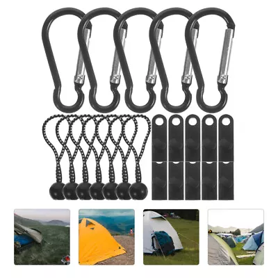 30x Tent Tarp Tarpaulin Clips Clamps Set Buckle Camping Tool Reusable Heavy Duty • £10.99