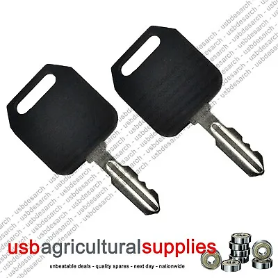 IGNITION KEYS X2 COUNTAX C30 C40 C60 C80 RIDE ON MOWER LAWNMOWER - FAST • £12.98