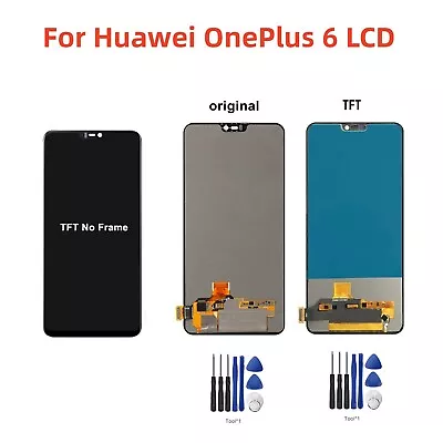 For Huawei OnePlus 6 TFT LCD Display Touch Screen Digitizer Assembly Replacement • $75.13