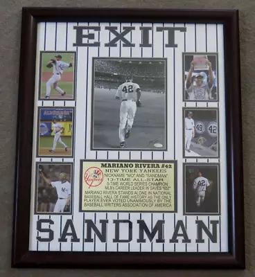 MARIANO RIVERA SIGNED & FRAMED PHOTO Exit Sandman Display STEINER COA ~ 27 X23  • $275