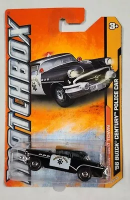 Matchbox 2012 #69 MBX Old Town #9 56 Buick Century Police Car MOC W4889-0910  JU • $7.50