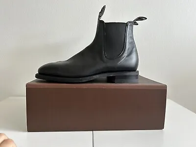 RM Williams Men Comfort Craftsman Black Size 6F Narrow AlmostNew WearOnce RRP649 • $449