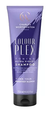 Charles Worthington Colourplex Toning Ultra Violet Shampoo Purple Shampoo For • £7.92