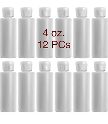 4 Oz Plastic Cylinder Bottles With Flip Top Pour Spout Pack Of 12.  • $11.40