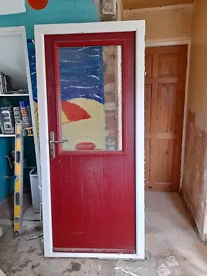 £180 • Buy Used Composite  Red Back Door And Frame