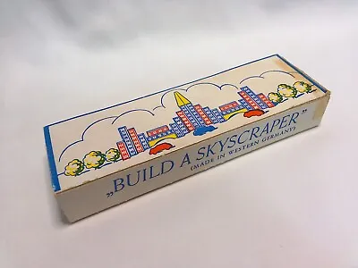 Vintage Juri Buld A Skyscraper Wooden Block Set Made In Western Germany • $10.95