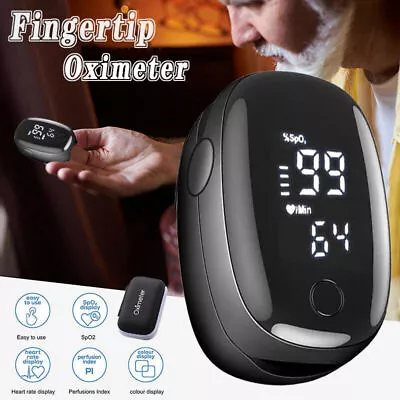Oximeter Professional Heart Rate Finger Saturation Monitor Pulse Blood Oxygen AU • $14.74