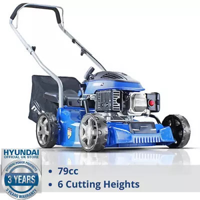 £199.99 • Buy Hyundai Petrol Push Lawnmower 16  40cm Cut, Lightweight, Easy Start, Lawn Mower