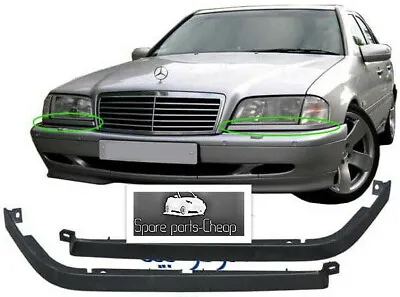 MB Mercedes C Class W202 1998 - 2000 Headlight Trim Moulding PAIR (Left + Right) • $27.98