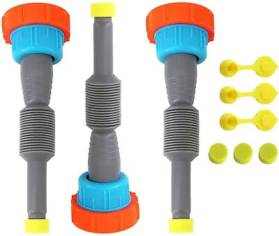 3pk Gas Spout Replacement Replace Old Gas Can Fill Kit Fuel Diesel Water Durable • $13.99