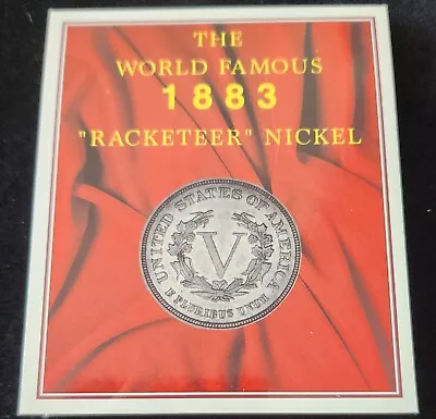 1883 The World Famous  Racketeer  Liberty 'v' Nickel  • $55