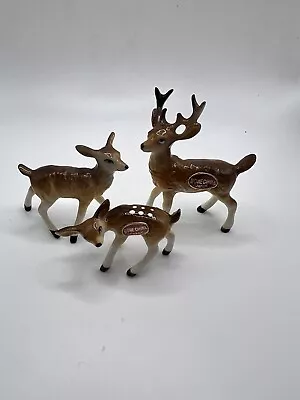 Vintage Bone China Miniature Deer Set • $14.99