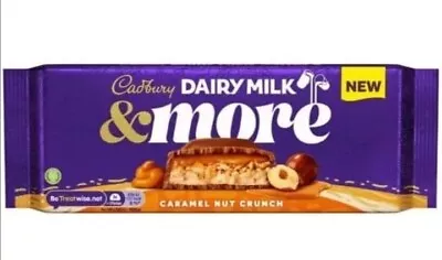 Cadbury Dairy Milk And More Caramel Nut Crunch & Nutty Praline Crisp. FREE P&P! • £6.98