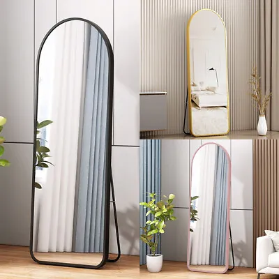£38.95 • Buy Extra Wide Full Length Mirror Free Standing Leaning Wall Mounted Dressing Mirror
