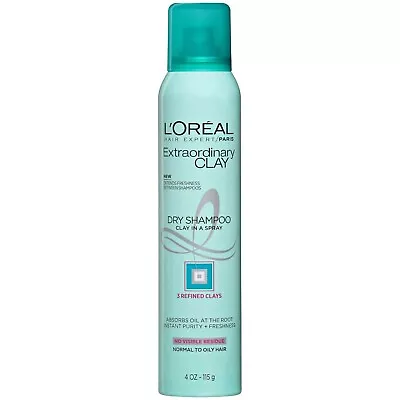 L'Oreal Dry Shampoo Extraordinary Clay Dry Shampoo No Visible Residue 4oz • $13.49