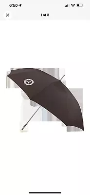 $90 • Buy Brown Mercedes-benz Umbrella With Ivory Coloured Gear Knob Handle