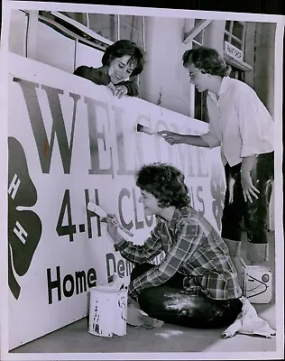 LG871 1962 Orig Photo 4-H CLUB SIGN PAITNING Florida State University Students • $20