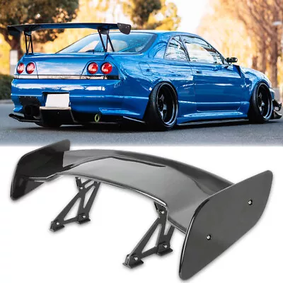 46  Rear Trunk Adjustable Spoiler Tail Wing Glossy For Nissan Skyline V35 Coupe • $214.11