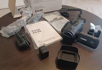 BNIB Canon XA40 Ultra HD Professional Camcorder Camera 4K + Canon Battery • £1275