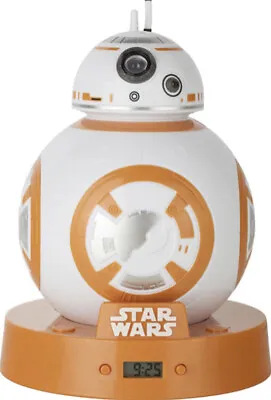 £24.99 • Buy Star Wars BB-8 Projection Alarm Clock Rare Item Xmas Gift 🎁