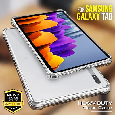 For Samsung Galaxy Tab S9 FE S7 FE S8+ Plus S9 Ultra Case Shockproof Clear Cover • $12.95