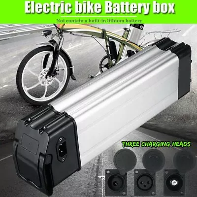 Plastic Battery Box For Electric Bike E-Bike 36 48V 18650 Lithium Holder Case • $30.53