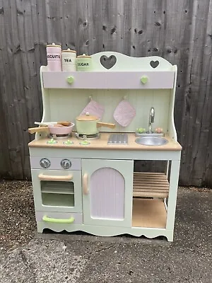 £100 • Buy Early Learning Centre ELC Wooden Country Kitchen - Complete With Accessories