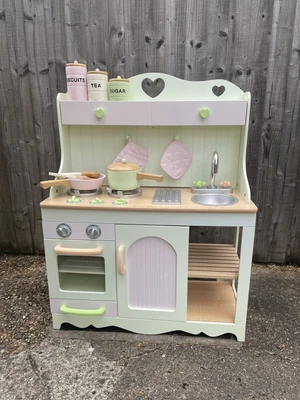 £100 • Buy Early Learning Centre ELC Wooden Country Kitchen - Complete With Accessories