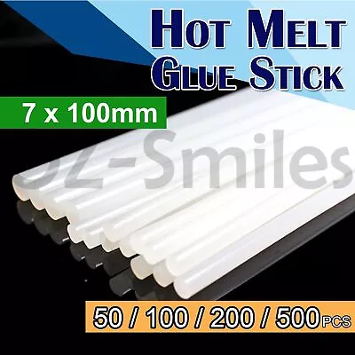 Bulk Clear Hot Melt Glue Sticks Adhesive For Glue Gun Craft DIY Repair 7mm 100mm • $8.95