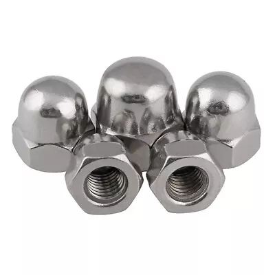 8#-5/16  UNC Thread Dome Domed Hexagon Cap Nuts Acorn Nuts A2 Stainless Steel • $2.97