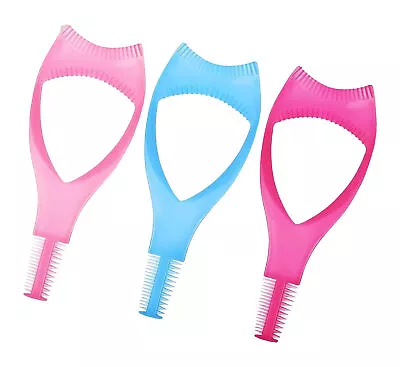 3pcs 3-in-1 Mascara Applicator With Eyelash Curler Shield & Guard Makeup Tool • $7.63