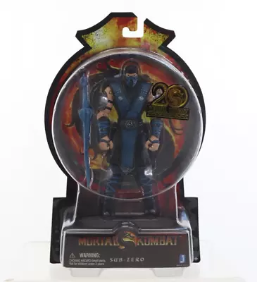 Mortal Kombat Sub-Zero 6” Action Figure MK9 20th Anniversary Jaswares 2011 MOC • $99.95