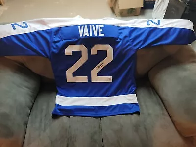 Maple Leafs Rick Vaive Signed Jersey With C Patch • $79.99