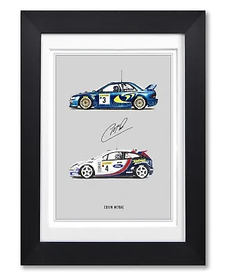 Colin Mcrae Signed Poster Print Photo Autograph Gift Wrc Rally Legend Subaru • £14.99